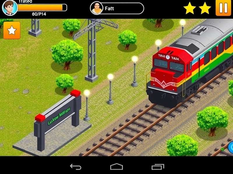 Lucknow Train Trek Game Screenshot